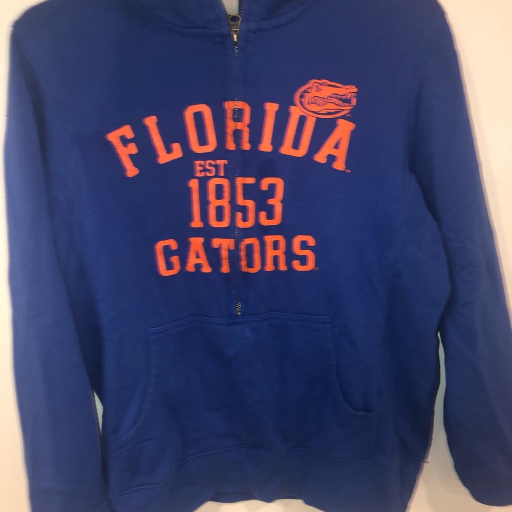 Quarter zip vintage university of Florida hoodie